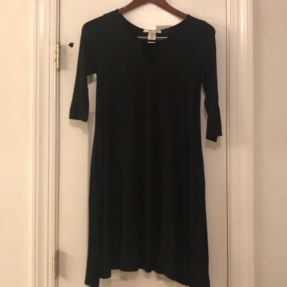 Black casual dress